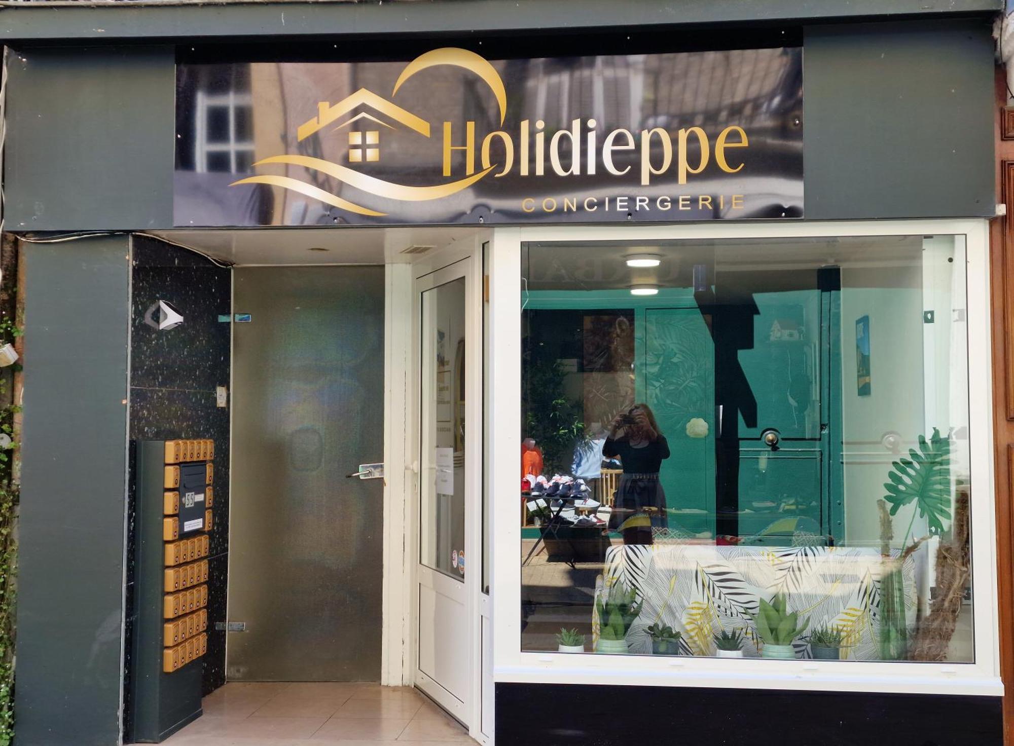 La Perle Bleue Lägenhet Dieppe Exteriör bild